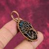 Tree Of Life Copper Watermelon Tourmaline Pendant Copper Wire Wrapped Pendant