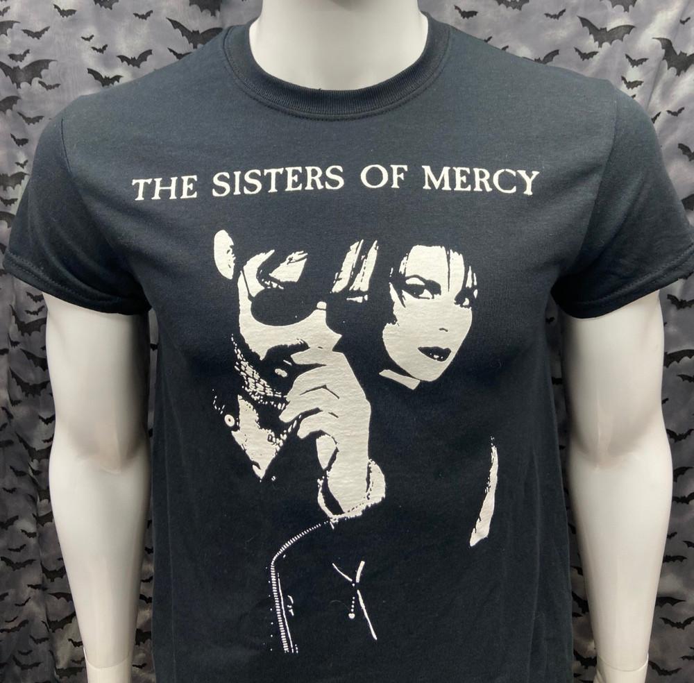 Sisters of Mercy Goth Shirt Deathrock Post Punk Gothic Rock Vintage Band Unisex