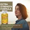 Ashwagandha Maximale Stärke 5500mg Formel Hergestellt mit 5 Natürlichen Inhaltsstoffen zur Unterstützung von Energie, Stimmung und Stressreaktion