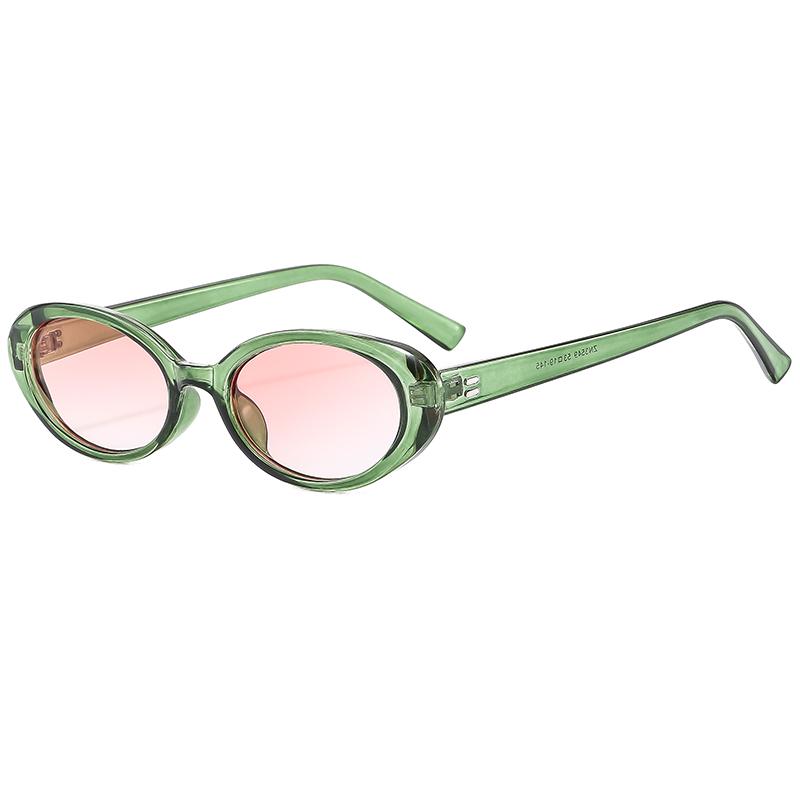Ochranné brýle Nové Dámské Malé Oválné Sluneční brýle Barevný Rám Módní Značka Špičky Sluneční brýle Dámské Brýle UV400