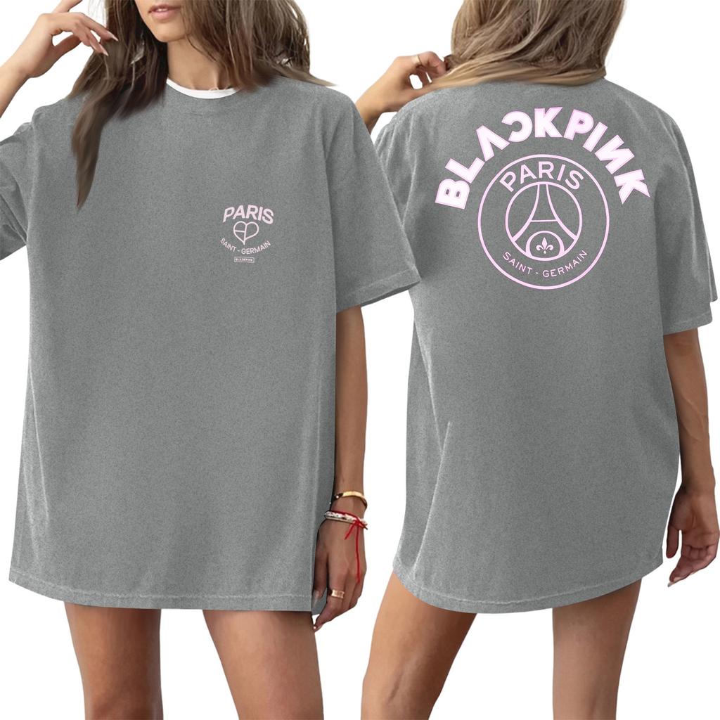 Women's Round Neck Printed Short-sleeved T-shirt Top