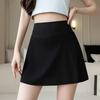 Summer Ice Silk High Waist Yoga Skirt with Lining Women's Short Skorts for Sports Sweet and Cool Style