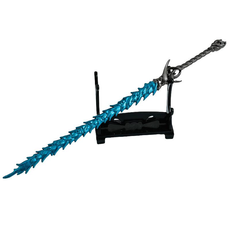 22cm/8.66in Crack Whip Nezha: The Demon Child’s Rebellion Shen Gongbao Weapon Model Ornaments Toys Anime Peripherals Boy Gifts