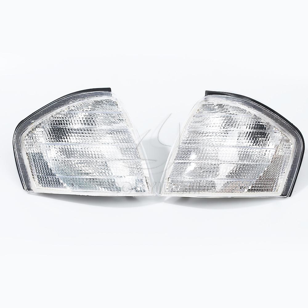 For Mercedes Benz C Class W202 1994 1995 1996 1997-2000 Corner Lights Clear Turn Signal Led Lamps Mirror 2028261143 2028261243