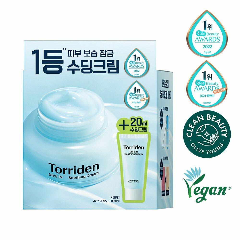 TORRIDEN Dive In Soothing Cream 100mL Special Set (+20mL)