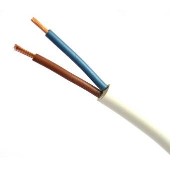 Housing Cable H03Vv-F Omy 2X1.5 White 300V - 100 Mb - E113Be-Yy001