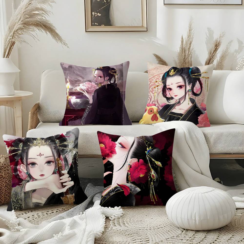 Anime R-Raven The Inner PalaceS Pillow Case S ft Plush Fabric Double Sided Print Decorative Home Living Room Gift Cushion Cover