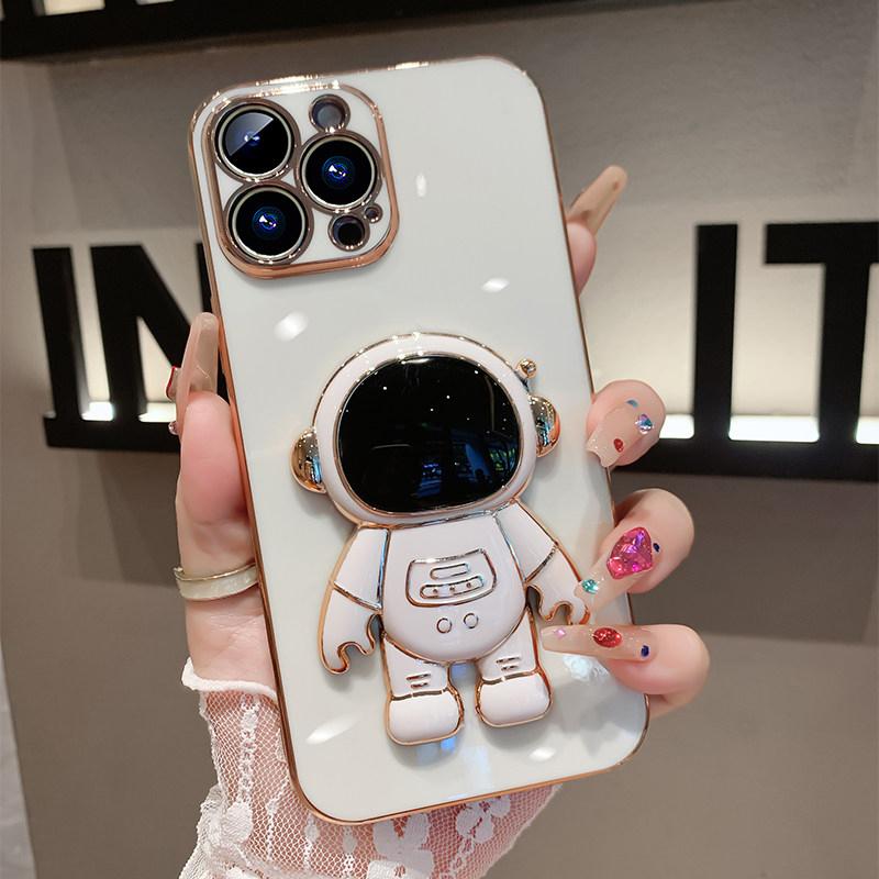 Pro Samsung Galaxy A53 A52S A52 A51 A73 A13 A72 A71 A33 A32 A12 A22 A 53 73 52S 52 13 Pouzdro Luxusní držák Astronaut Kryt na tel.