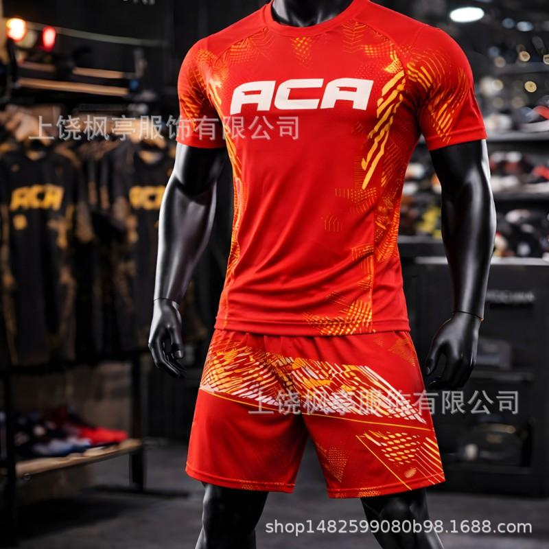 Mens Athletic Wrestling T-Shirt Shorts Set Sportswear Training Gym Casual Wear