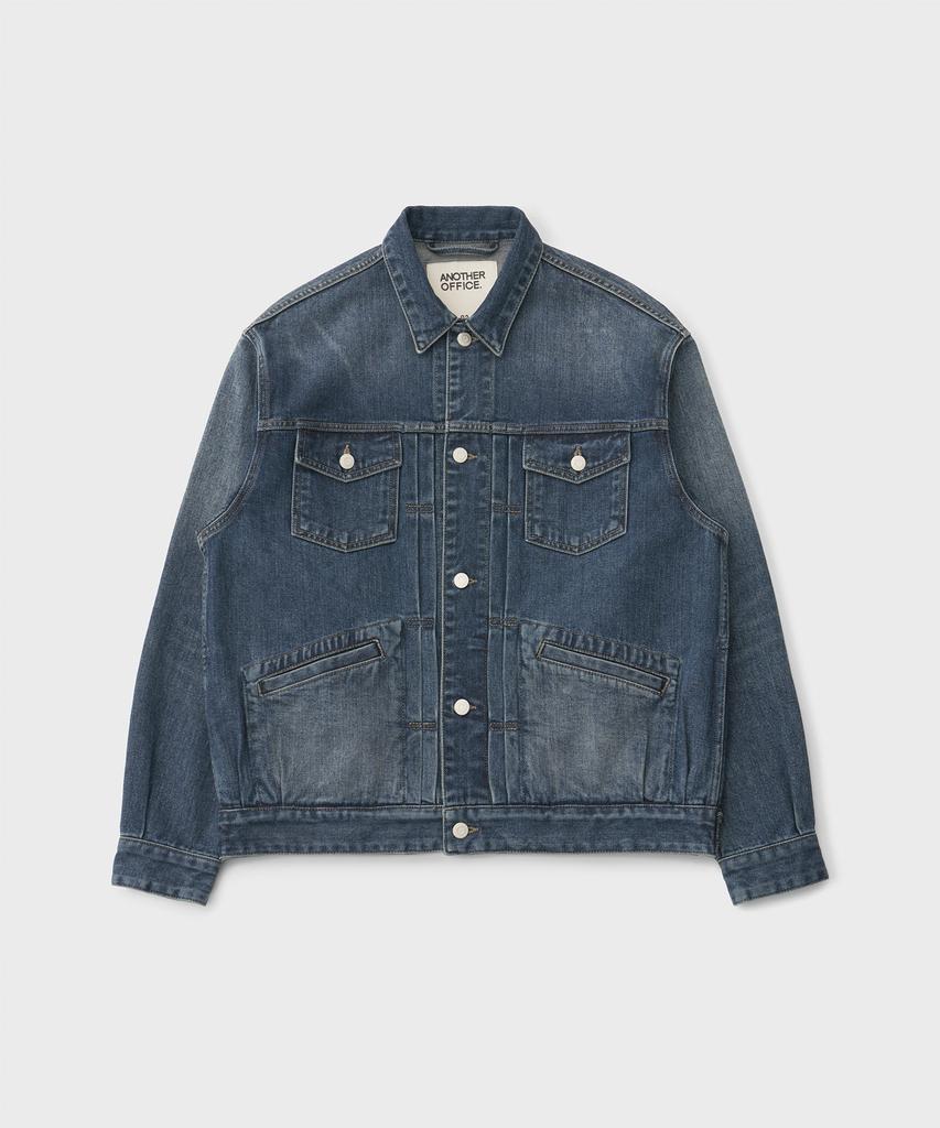 Another Office Maverick Denim Jacket (Mid Blue)