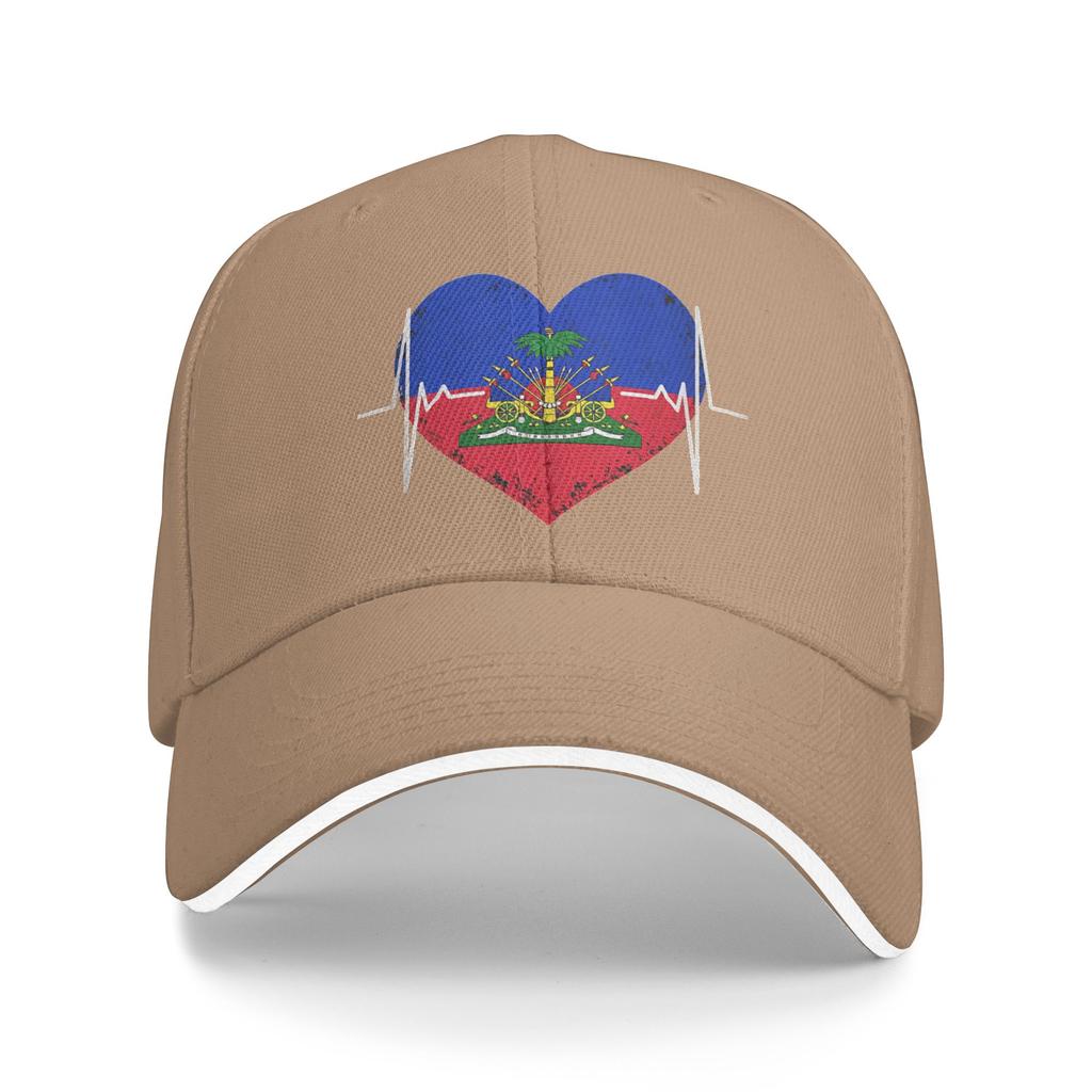 Haitian Heritage Flag Day Month Love Haiti Pride Baseball Cap Male Hip Hop Hats Spring Streetwear Running Hippie Baseball Caps