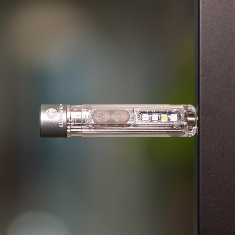 Lumintop Torch Rechargeable Mini Portable Keychain LED Super Bright Flashlight with Magnetic Base for Outdoor Camping