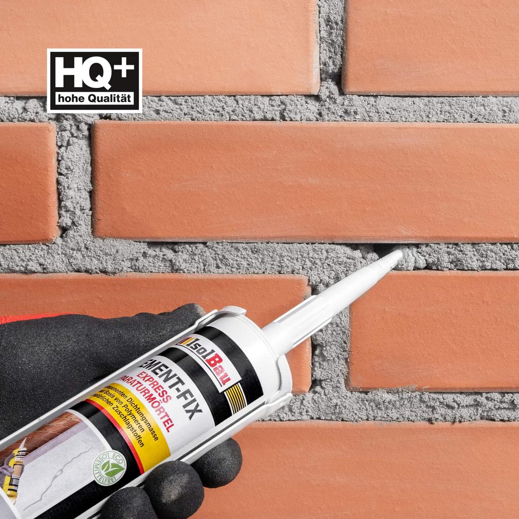 IsolBau Zement-Fix Repair and Sealing Mortar Dark Gray 4 x 300ml