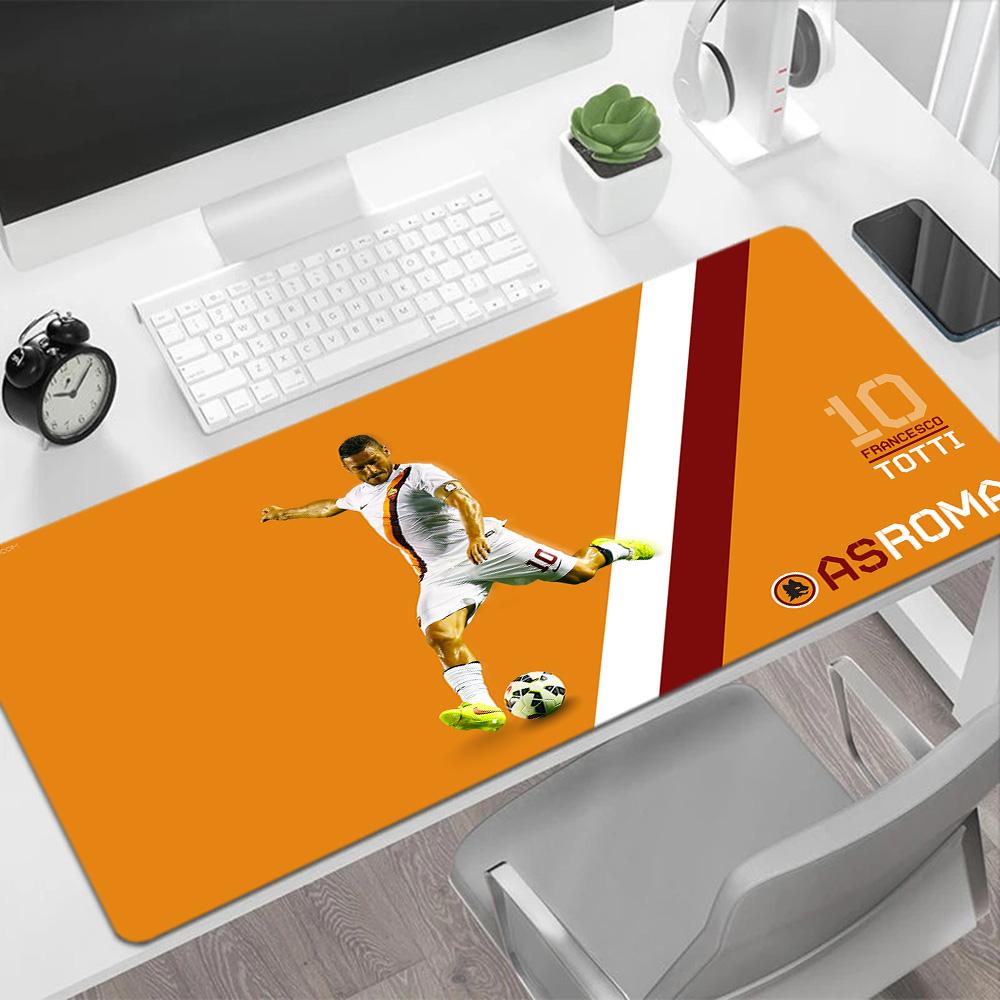 Totti's Legacy Soccer Gaming Mouse Pad Office Mouse Mats HD Print Desk Pad Non-Slip Rubber Bottom Perfect for Office Laptop Gaming Setup