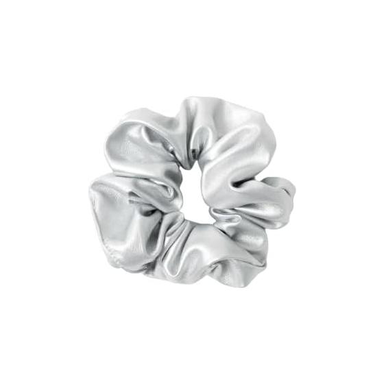 [Wego] Faux Leather Scrunchie Hair Accessory Hair Accessory Present Gift Women s