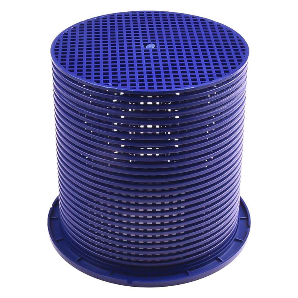 Skimmer Replacement Part Blue Pool Skimmer Basket Long Lasting Performance Secure Fitment High Capacity Collection