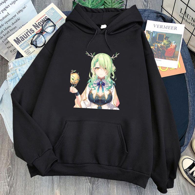 

Толстовки на Хэллоуин с изображением фауны и тыквы Цереры, Waifu Hololive, толстовки с рисунком, с капюшоном, Sudaderas, мужская модная одежда, толстовка с капюшоном, осень
