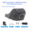New! Dash Cam Front and Rear Camera Car DVR Wifi Dashcam Video Recorder UHD Night Vision For Lexus GX400 CT200h UX260h UX200