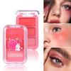 Three-color Pink Velvet Blush Long-lasting and Not Easy To Remove Makeup Cream-like Gloss Pearlescent Rouge Facial Makeup