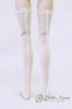 [Petite Marie] 13 DD Compatible, Sheer and Soft Tulle Lace Knee-High Socks, White, 60cm Doll, BJD Doll Clothes [Petite Marie] [No.0216]