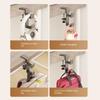 Punch-free Hanging Bag Hook Portable Handbag Rack New Desk Side Holder  Table