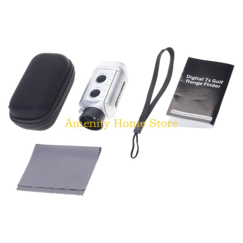 F26C Portable Aluminum Golf Scope Rangefinder Featuring Fast Distance Calculation And Fogproof Design With Digital Display
