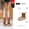 Platform snow boots new winter gray piled thickened boots short cotton shoes