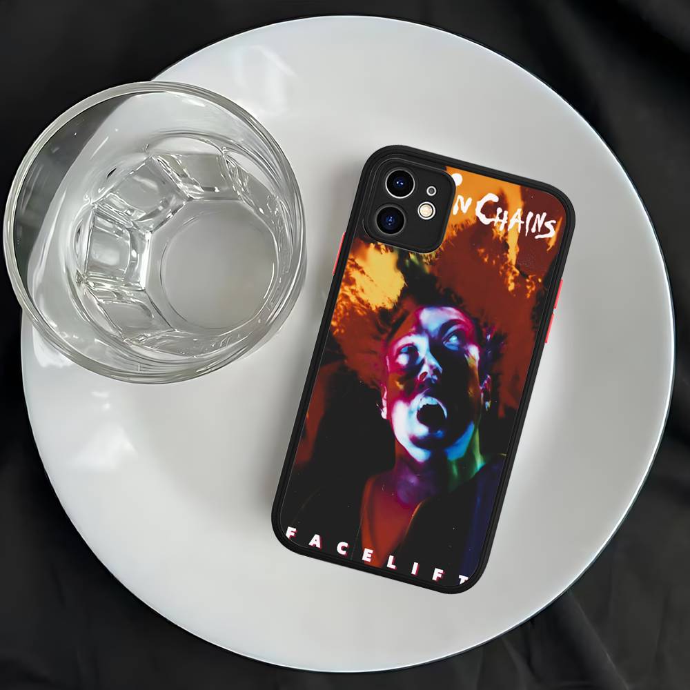 A-Alice I-In C-Chains Matte Transparent Phone Cover For iPhone Case 16 15 14 13 12 11 Pro Max X XS Max Plus