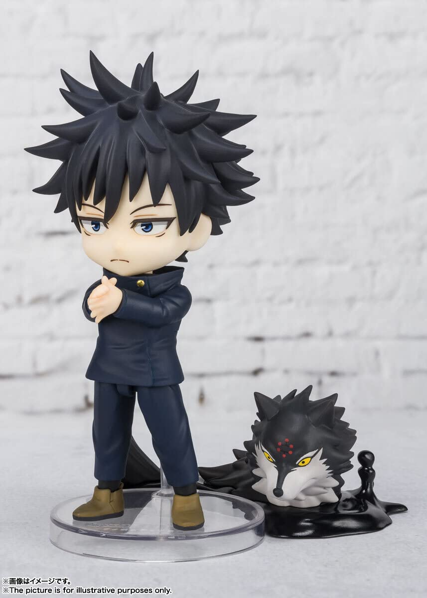 

TAMASHII NATIONS Figuarts mini Jujutsu Kaisen Megumi Fushiguro 100mm PVC ABS Painted Movable Figure Approx. & синій