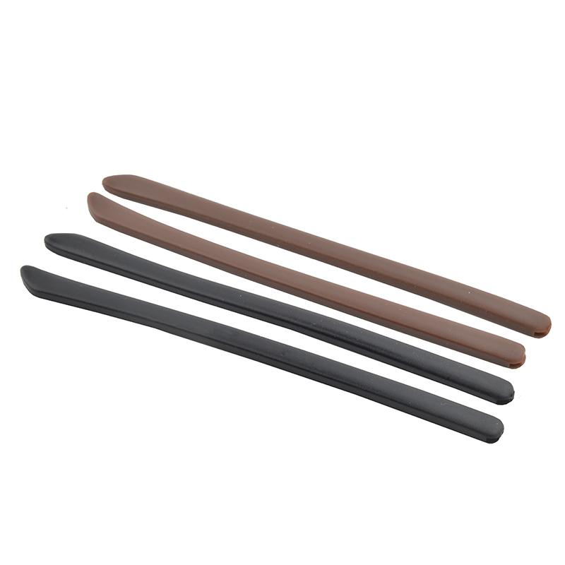 

20pairs(40pcs) Eyeglasses Anti Slip Rubber Glasses Temple Tips Accessory Black Brown 115mm length