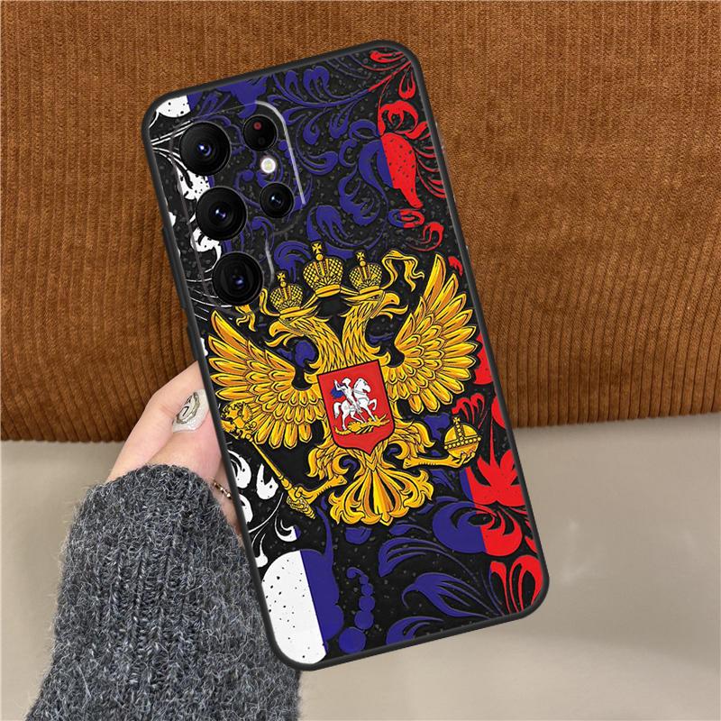 Russian Federation Flag Phone Case For Samsung Galaxy S25 Ultra S9 S10 S20 FE S21 S22 S23 Plus S24 Ultra Back Cover