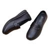 Hot Sale Middle-aged and Elderly Comfortable Round Head Soft Sole Women's Leather Shoes Genuine Leather Four-season Single Shoes 2025 Direct Sales