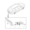 Rear Screen Window Glass Wiper Motor For XC60 XC70 31290787 306638910 Safe Driving In Adverse Weather, Easy Installation