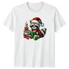 Raccoon Christmas Reading Holidays Unisexs TShirt Unisexs Tee Graphic Unisex Top