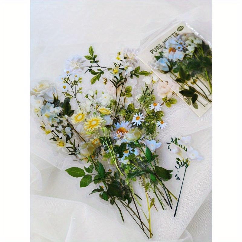 

1 Pack Of 40 Pet Notebook Stickers With Flowers, Plants, Butterflies, Retro Decorative Material Stickers Back To School one-size разноцветный