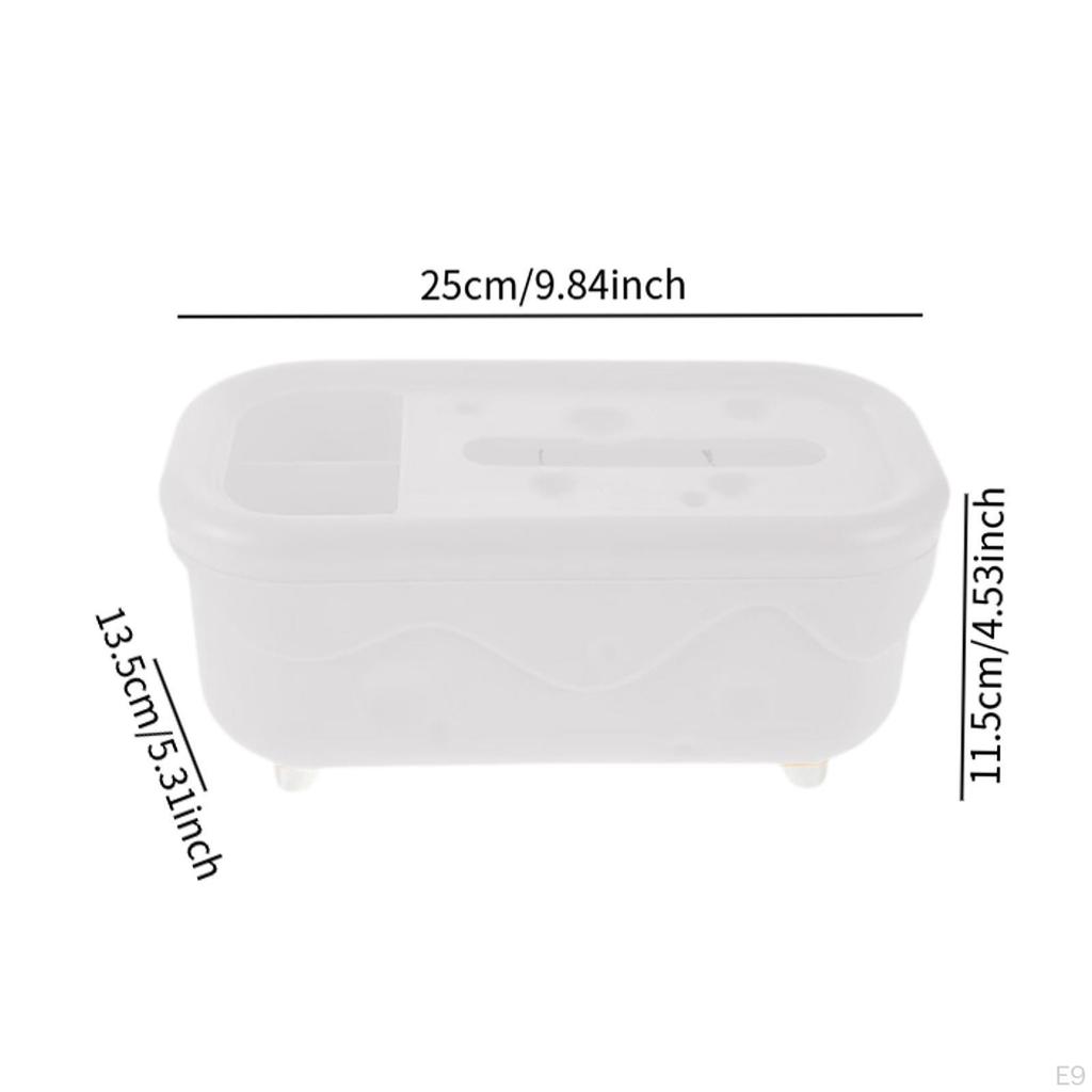 Multifunktionaler Taschentuchspender mit Organizer für Schreibtisch und Schlafzimmer