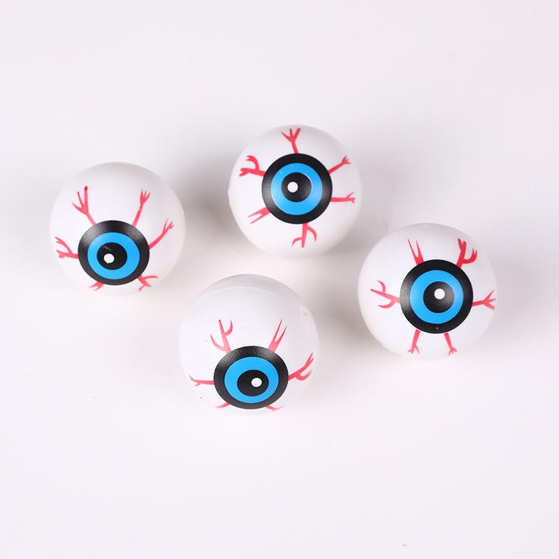 10Pcs/Lot Halloween Theme Decoration 3D Red Blue Eyeball Crafts Keychains Handmade Gifts Haunted House Home Bar Horror Props