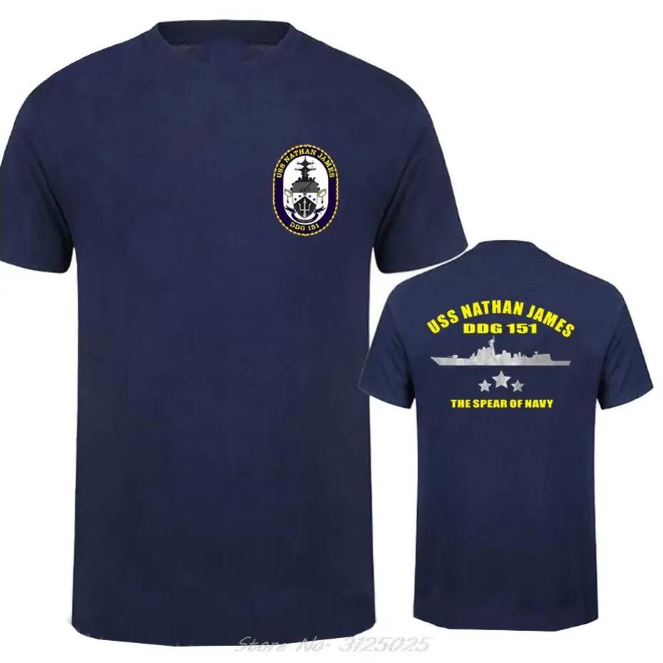 Uss Nathan James Ddg-151 Us Seal The Last Ship Serie TV T-Shirt S-3Xl top Camicia Corta Hip Hop