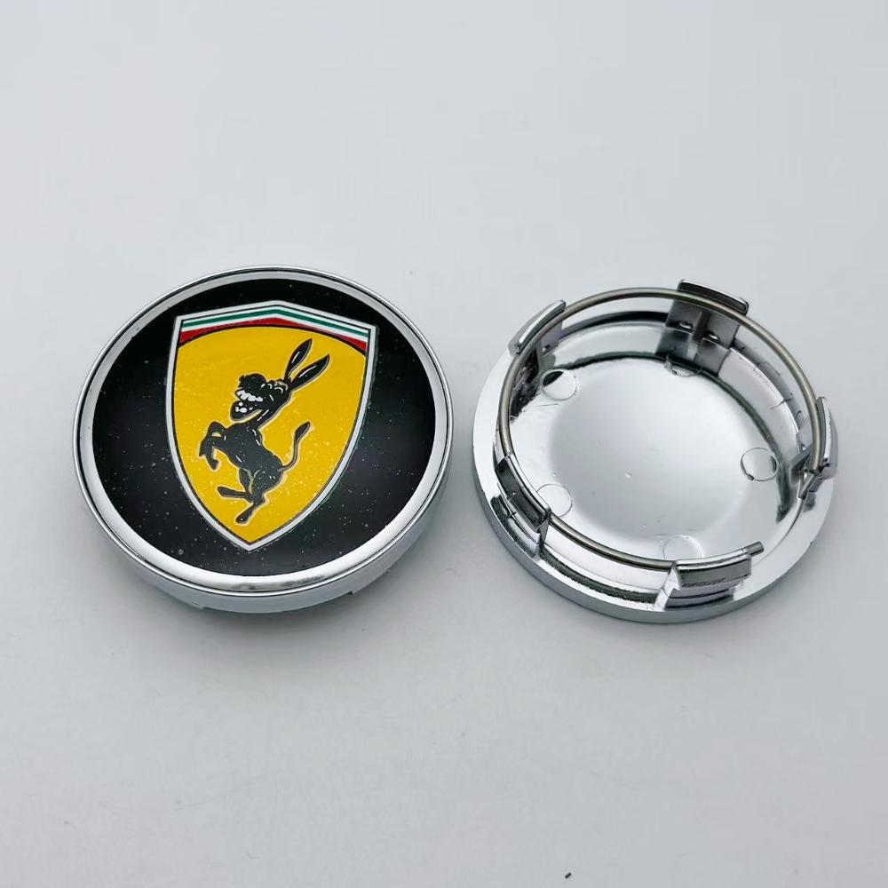 4pcs Donkey Logo Emblem Badge Car Wheel Center Caps 58mm 54mm Rim Hub Center Dust Cover Wheel Hubcaps Car Styling Accessories