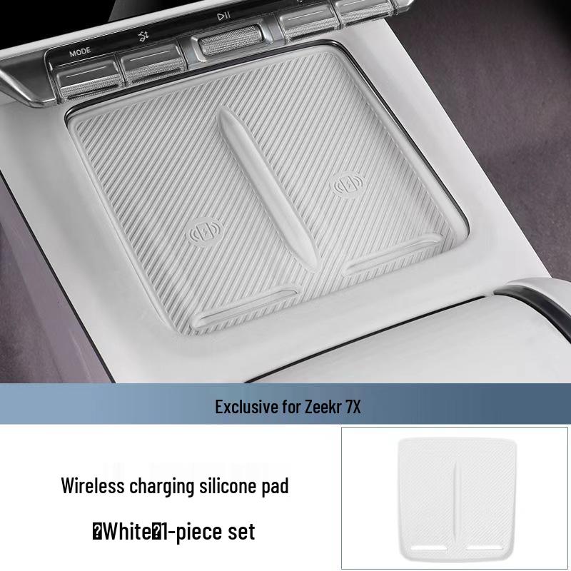 Silicone Anti-slip Mat for Zeekr 7X Wireless Charging Panel & Storage Tray