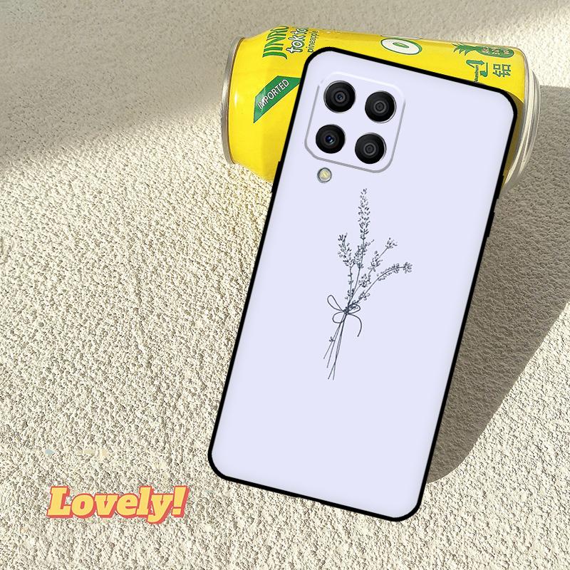 Lavender Purple Flowers Case For Samsung Galaxy M53 M16 M11 M21 M31 M35 M12 M13 M14 M15 M36 M56 M32 M52 M55 M34 M54