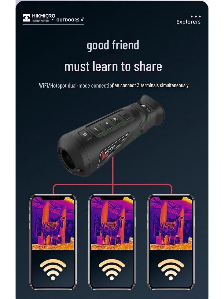 HIKMICRO OQ35 HD Thermal Imaging Night Vision Monocular for Bird Watching