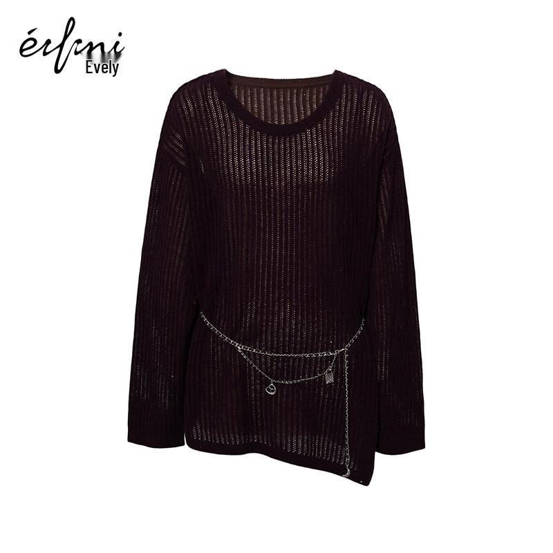 

Eifini Women s Fine Wool Knitted Sweater L
