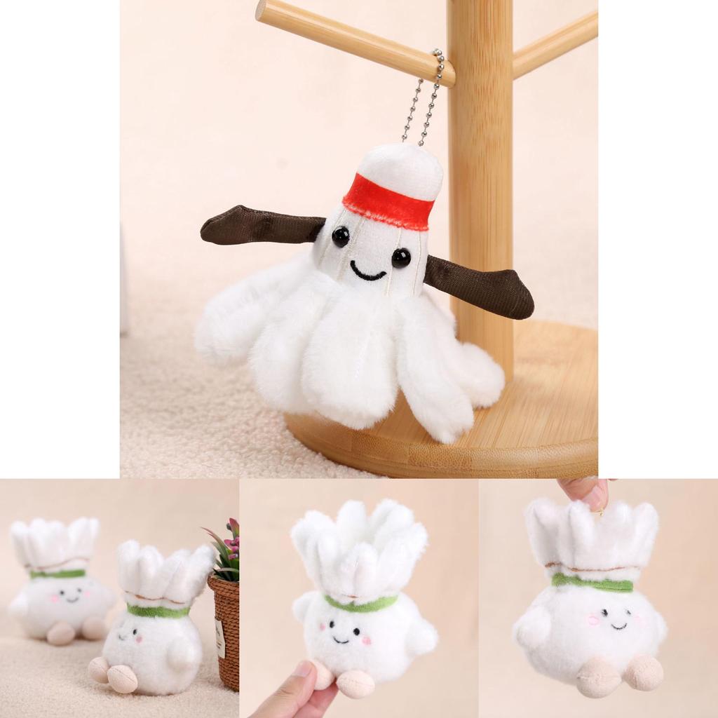 Soft Feathered Bird Plush Doll Hanging Ornament For Bags And Backpacks