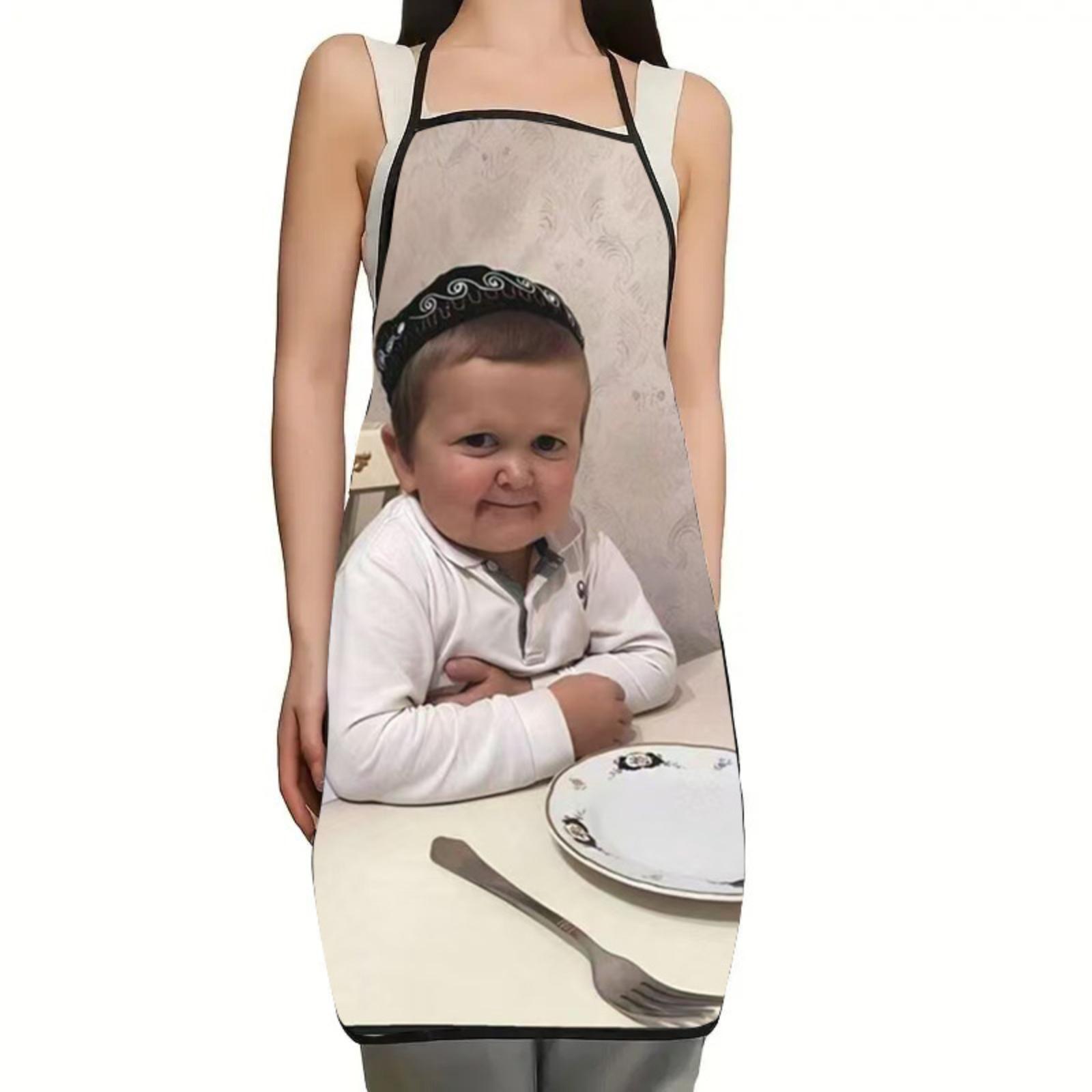 

Fashion Apron Kitchen And Oil-proof Apron Neck Apron One Size