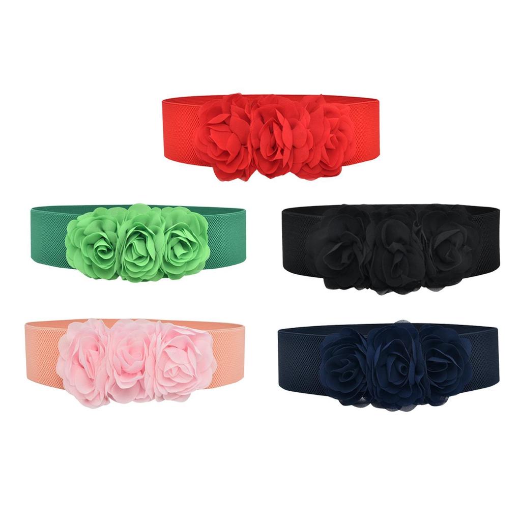 Elastic Waist Belt Chunky Wide Belt for Women for Dress Maxi