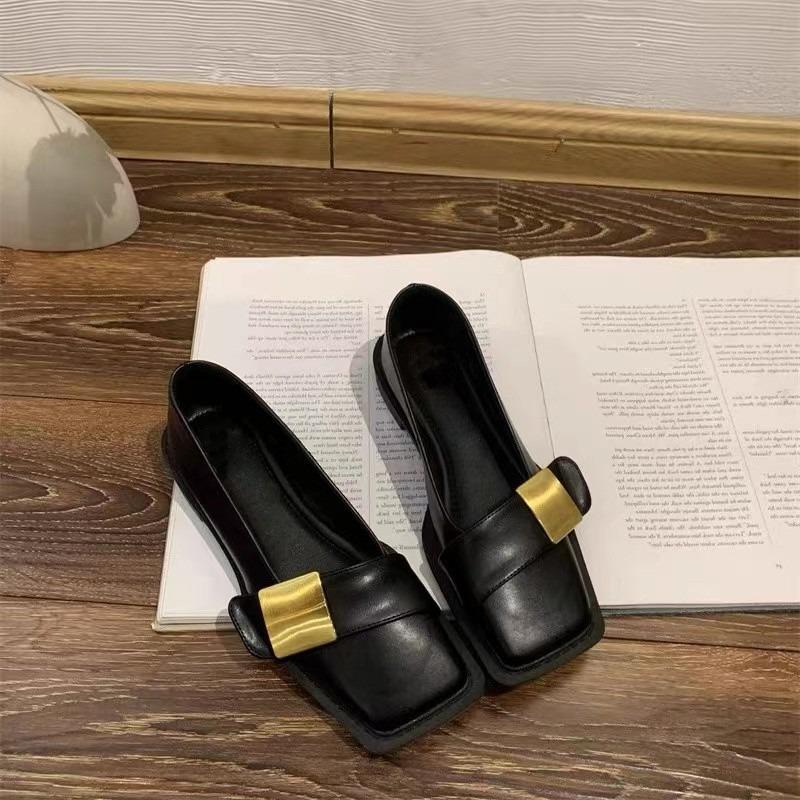Fashion Women's Flat Mary Jane Shoes Square Toe  Ladies Footwear on Offer Casual Low Price 2025 Summer Shoe Popular