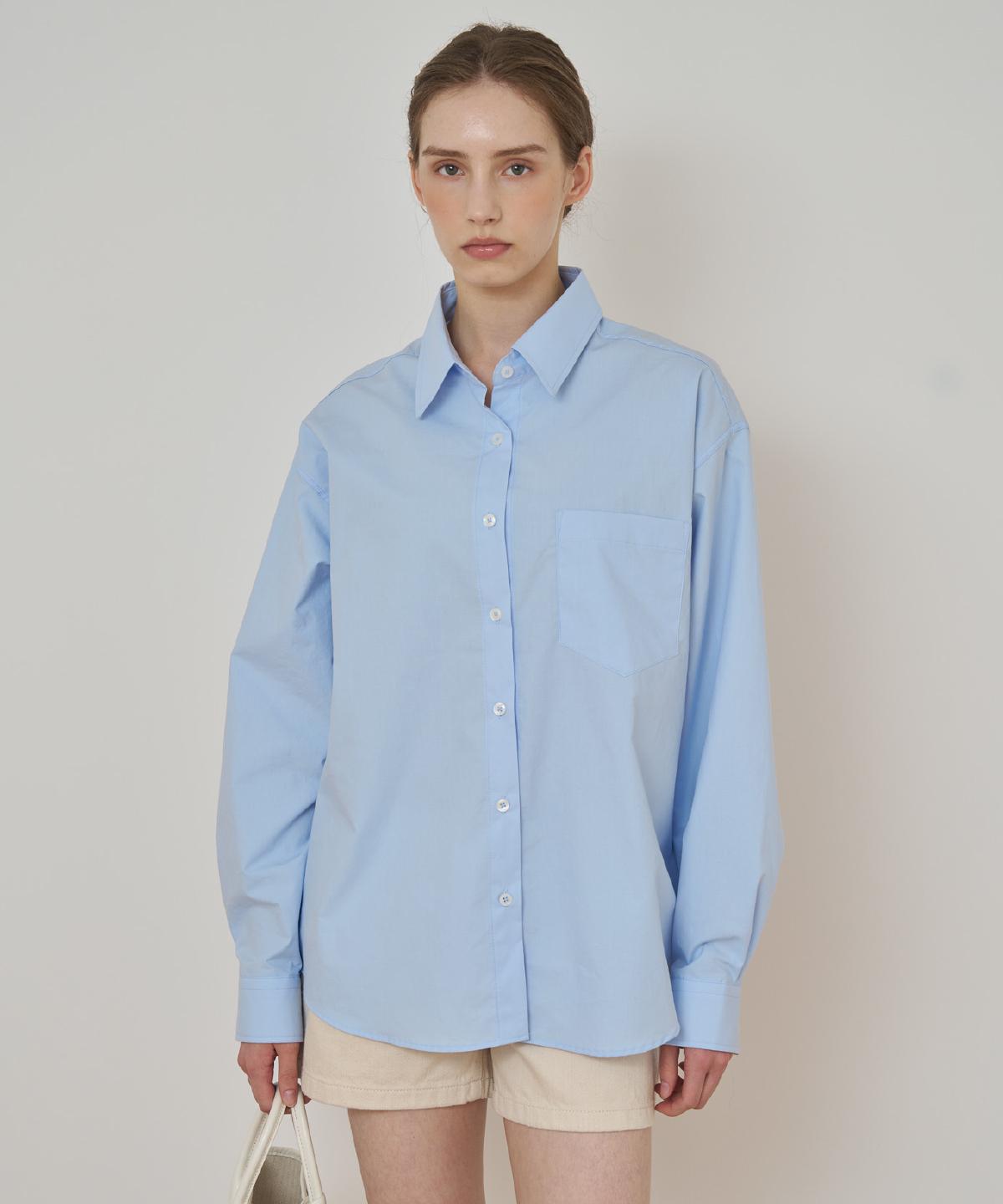 Sahaki Powder Shirt (Light Blue) Light Blue/Free