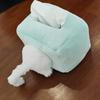 Playful Kitten Tissue Box Creative Plush Toy Storage Box Modern Minimalist Living Room, Bedroom and Car Decor Pull-Out Tissue Box