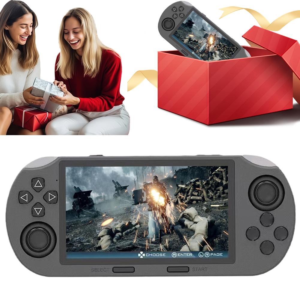 Handheld Game Console 4.5 Inch IPS Screen Retro Gaming Console Retro Handheld Video Game Console for Kids & Adults